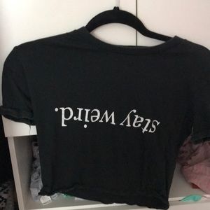 Brandy Melville Stay Weird Shirt